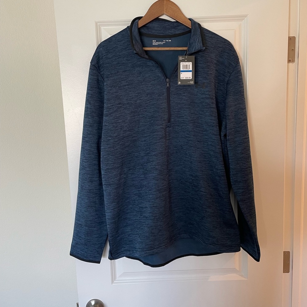 Under Armor Heather fleece quarter zip.